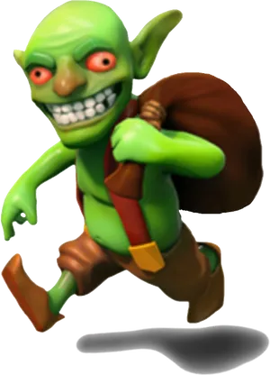Clashof Clans Goblin Character PNG image