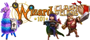 Clashof Clans Wizard101 Crossover PNG image