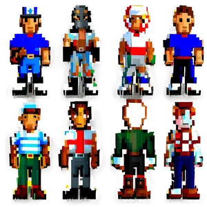 Classic 16 Bit Characters Png Nnj85 PNG image