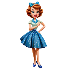 Classic 1950s Cartoon Characters PNG Eoj