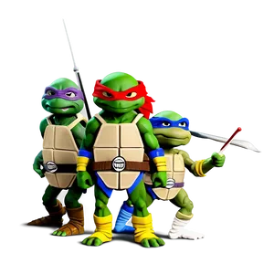 Classic 1987 Tmnt Team Png Rfk PNG image