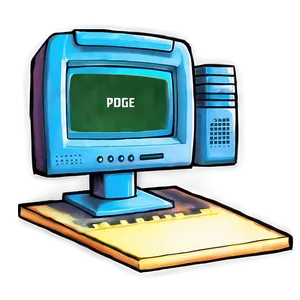 Classic 90s Pc PNG Mlu16 PNG