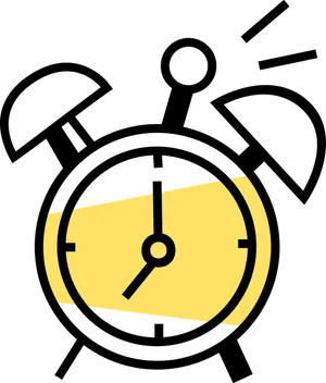 Classic Alarm Clock Illustration