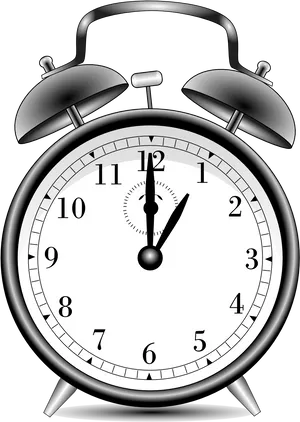 Classic Alarm Clock Illustration