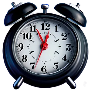 Classic Alarm Clock PNG Bcv