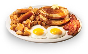 Classic American Breakfast Platter