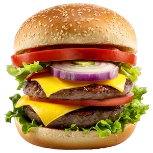 Classic American Hamburger Png Fst PNG image