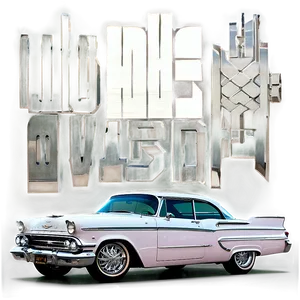 Classic American Lowrider Png 06112024 PNG image