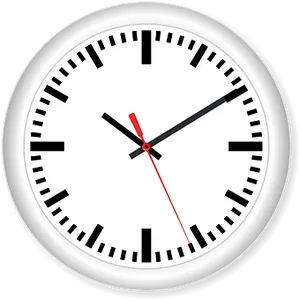Classic Analog Clock Face PNG image