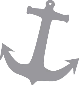 Classic Anchor Silhouette PNG image