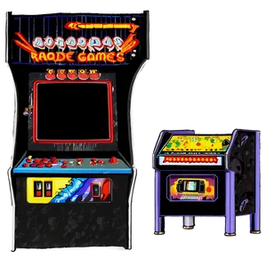 Classic Arcade Games Png Oik PNG image