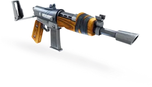 Classic Assault Rifle Isolated PNG image