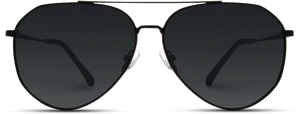 Classic Aviator Sunglasses PNG image