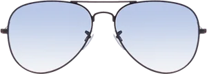 Classic Aviator Sunglasses Transparent Background PNG image