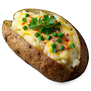 Classic Baked Potato Png 13 PNG image