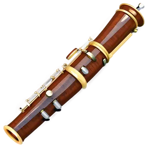 Classic Bassoon Design Png 06272024 PNG image