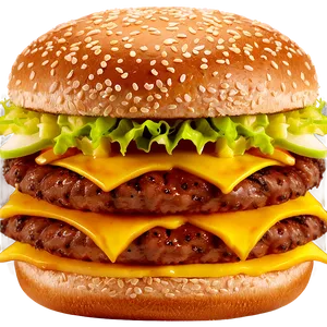 Classic Big Mac Burger Png Get PNG image