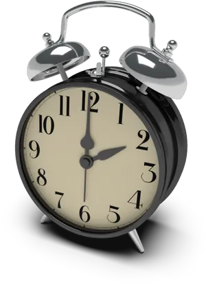 Classic Black Alarm Clock