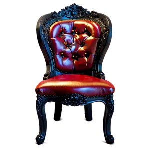 Classic Black Chair Png 06282024 PNG image