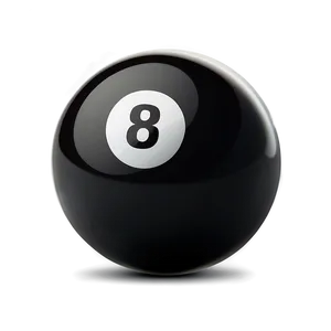 Classic Black Eight Ball Png 84 PNG image