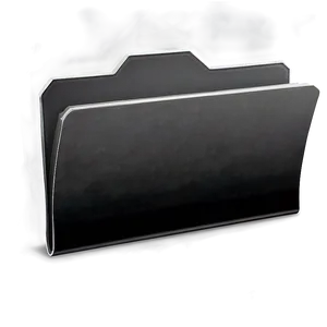 Classic Black Folder Icon PNG 50 PNG