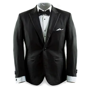 Classic Black Tuxedo PNG Rky