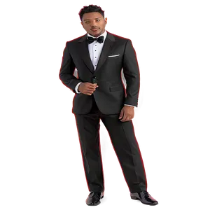 Classic Black Tuxedo PNG Upo