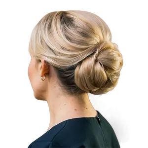 Classic Blonde Updo PNG 48 PNG