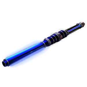 Classic Blue Lightsaber Design Png 8 PNG image