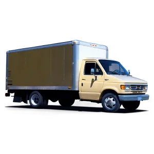 Classic Box Truck Drawing Png 06132024 PNG image