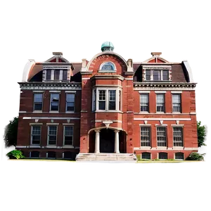 Classic Brown University Building PNG Fqn