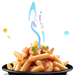 Classic Canadian Poutine Recipe PNG Dhe PNG