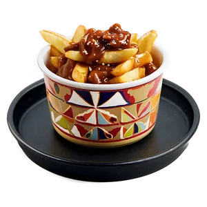 Classic Canadian Poutine Recipe PNG Mxw87 PNG