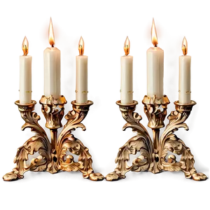 Classic Candlestick Elegance PNG 06262024 PNG