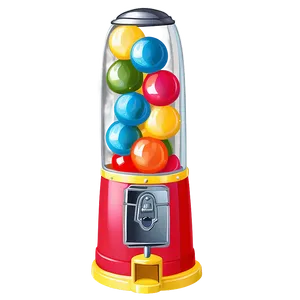 Classic Candy Gumball Machine PNG Rkf32 PNG