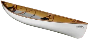 Classic Canoe Design PNG image