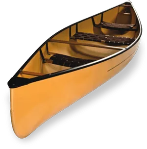 Classic Canoe Isolated PNG image