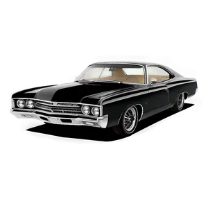 Classic Car Drawing Png 06282024 PNG image