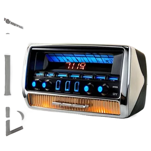 Classic Car Radio PNG Avd