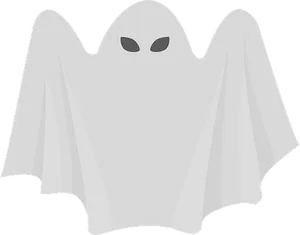 Classic Cartoon Ghost Graphic PNG image