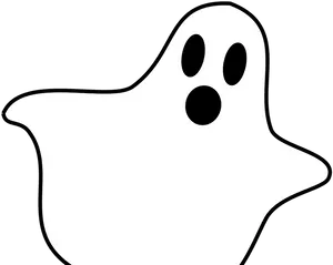 Classic Cartoon Ghost PNG image