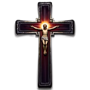 Classic Catholic Cross Profile PNG 06122024