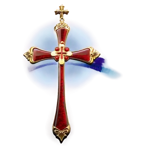 Classic Catholic Cross Profile PNG Yif