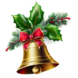 Classic Christmas Bells PNG 06122024