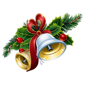 Classic Christmas Bells PNG Mpp89
