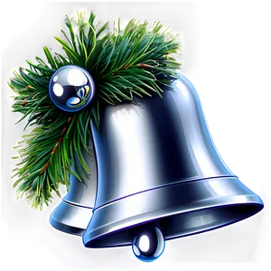 Classic Christmas Bells PNG Qrt