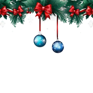 Classic Christmas Border Png 05252024 PNG image