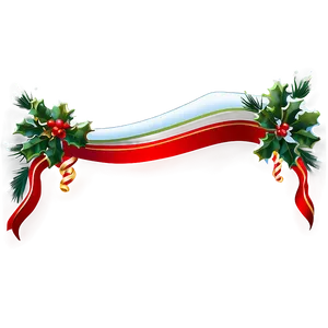 Classic Christmas Border PNG Pwn65