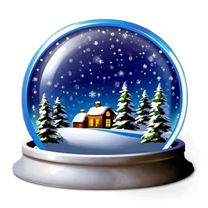 Classic Christmas Snow Globe Png Ehh69 PNG image