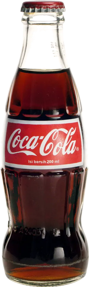 Classic Coca Cola Bottle200ml PNG image